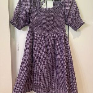Hill House Purple Patterned Dress